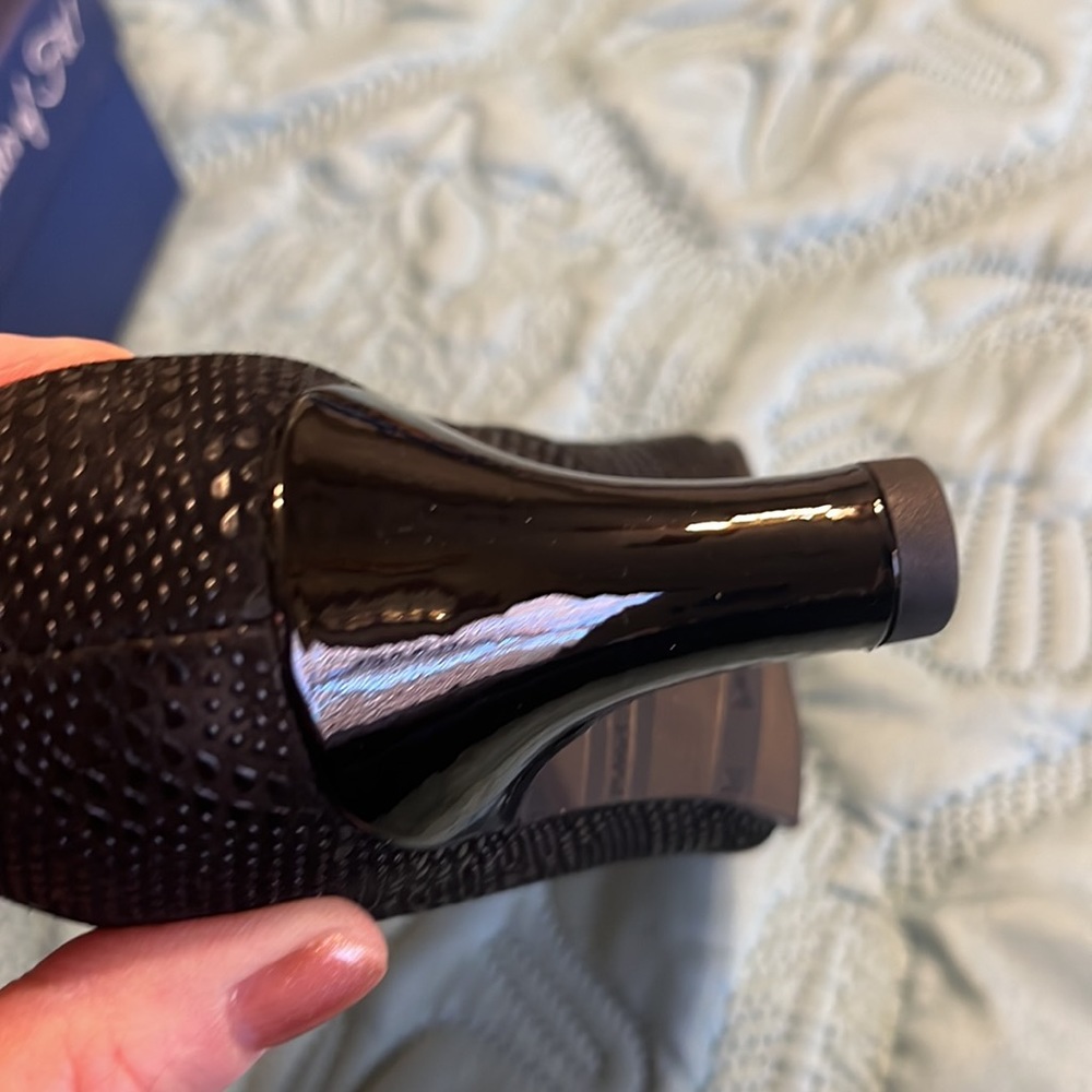 (#106)NWT ladies black dress shoes by Rose Petals/walking Cradles. Size 6 1/2N - Picture 10 of 16
